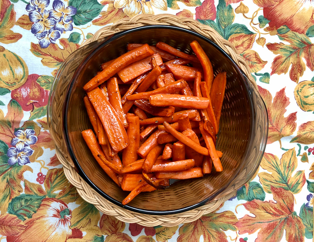 Bourbon Glazed Carrots